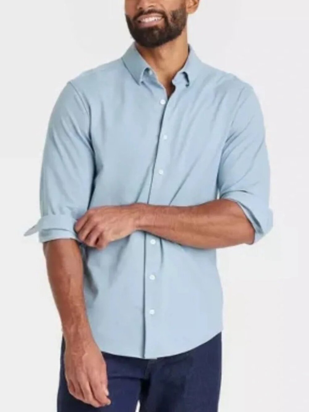 Goodfellow & Co‎ Men's Long Sleeve Button-Down Casual Shirt - L - NWT